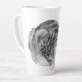 Whiskers in gedachten latte mok (Linkerhoek)