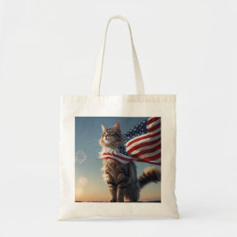 Whiskers of Freedom beroemd gemaakt door Patriotic Tote Bag