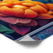 Whiskers of Light: Een kat die in de zon bakt Poster (Hoek)