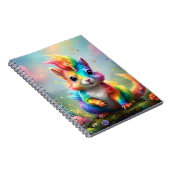 Whiskers of Wonder: de regenboog eenhoorn eekhoorn Notitieboek (Rechterzijde)