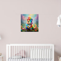 Whiskers of Wonder: de regenboog eenhoorn eekhoorn