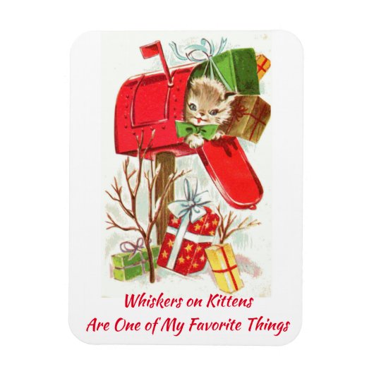 Whiskers op Kittens Magneet (Verticaal)