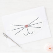 Whiskers Ovale Sticker (Envelop)