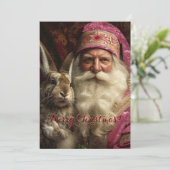 Whiskers Roze Sinterklaas Kerstmis (Staand voorkant)