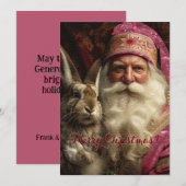 Whiskers Roze Sinterklaas Kerstmis (Voorkant / Achterkant)