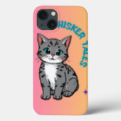 Whiskers & Tales Schattigee Cat Storybook Telefoon Case-Mate iPhone Case (Achterkant)