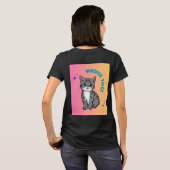 Whiskers & Tales | Whimsical Cat Storybook T-shirt (Achterkant volledig)