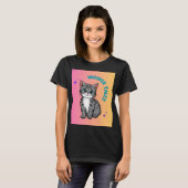 Whiskers & Tales | Whimsical Cat Storybook T-shirt (Voorkant volledig)