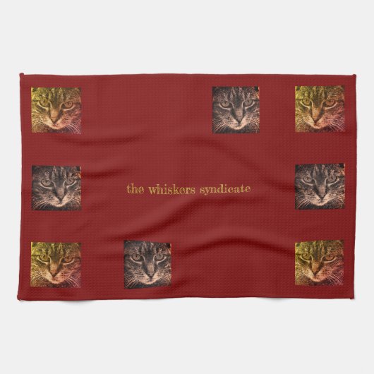 whiskers theekdoekpoema theedoek (Horizontaal)