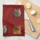 whiskers theekdoekpoema zonder tekst theedoek (Quarter Fold)