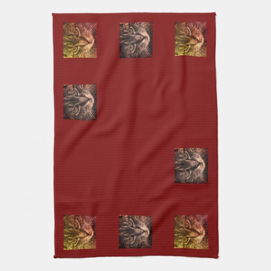 whiskers theekdoekpoema zonder tekst theedoek (Verticaal)