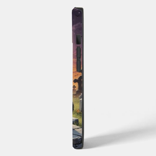 Whiskers van het Heksenuur - Black Cat Case-Mate iPhone Case (Achterkant / Links)