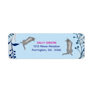 Whiskers & Vows Shades of Forever Adreslabels Etiket