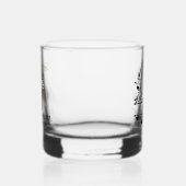"Whiskey" Aangepaste Monogram Whisky Glas (Links)