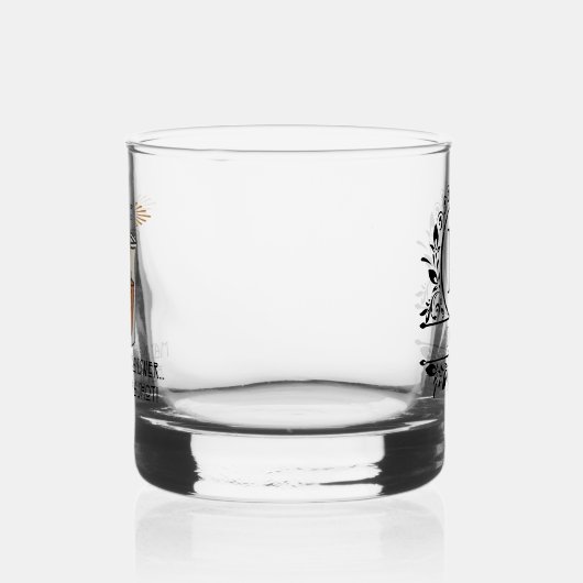 "Whiskey" Aangepaste Monogram Whisky Glas (Links)