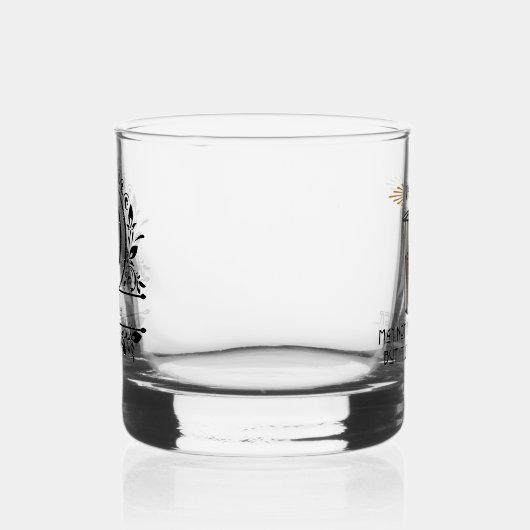 "Whiskey" Aangepaste Monogram Whisky Glas (Rechts)