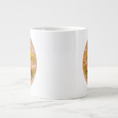 Whiskey Adverteren label, rond 1860. Grote Koffiekop (Voorkant)