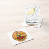 Whiskey Adverteren label, rond 1860. Kartonnen Onderzetters (Insitu)