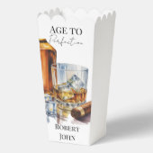 Whiskey and Cigar Men’s Birthday Party Bedankdoosjes (Achterkant)