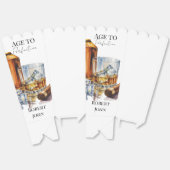 Whiskey and Cigar Men’s Birthday Party Bedankdoosjes (Ongevouwen)