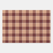 Whiskey and Livid Brown Plaid Inpakpapier Vel (Voorkant 2)