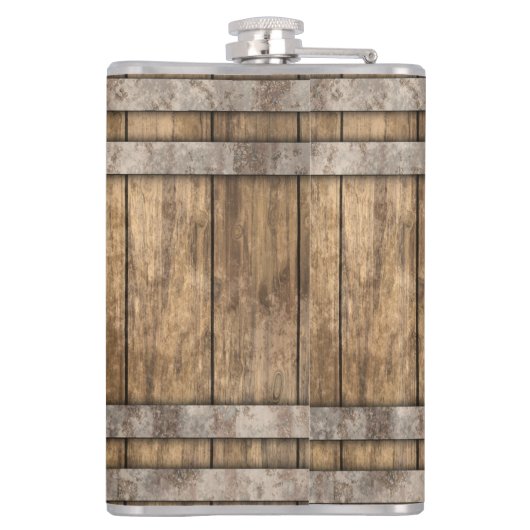 Whiskey Barrel Heupfles (Achterkant)