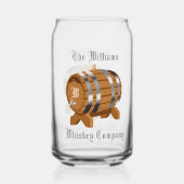 Whiskey Blikvorm Glas (Voorkant)
