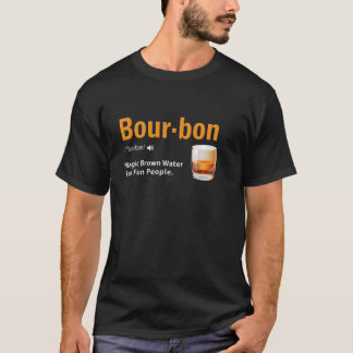 Whiskey Bourbon Definitie Magic Brown Water Kentu T-shirt