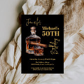 Whiskey Bourbon en sigaar Verjaardag Kaart