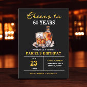 Whiskey Bourbon juicht voor 60 jaar verjaardagsfee Kaart