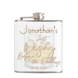 Whiskey Bruiloft Bachelorfeest Heupfles