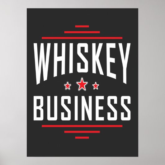 Whiskey Business Poster (Voorkant)