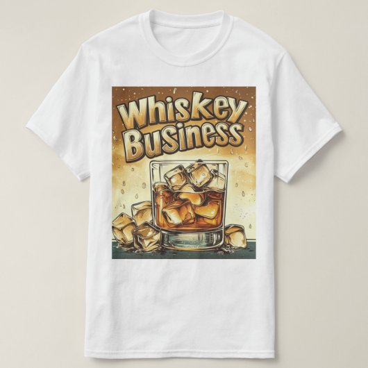 Whiskey Business T-shirt (Design voorkant)
