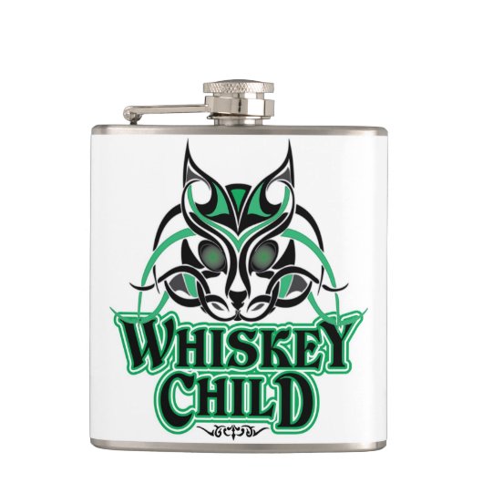 WHISKEY CHILD - Flask Heupfles (Voorkant)