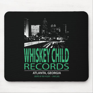 WHISKEY CHILD RECORDS - MOUSEPAD met Atlanta Logo Muismat