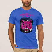WHISKEY CHILD - T-Shirt w/PINK WOLF Logo (Voorkant)
