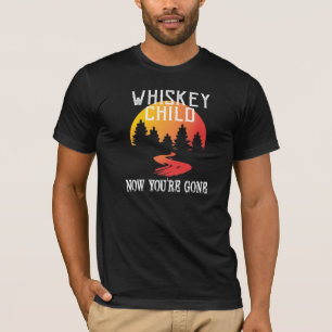 WHISKEY CHILD - Zwart Shirt met nu je een Logo heb