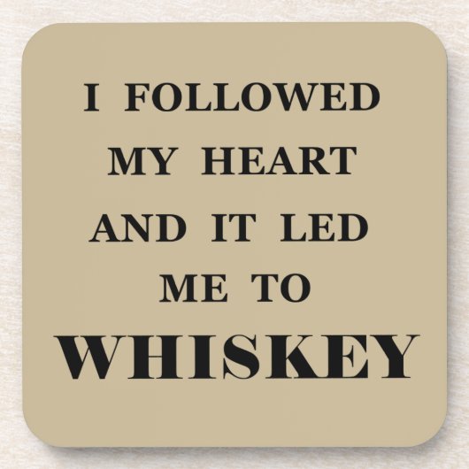 whiskey-citaten bier onderzetter (Voorkant)