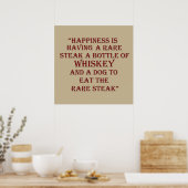whiskey citaten poster (Keuken)