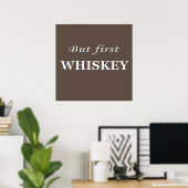 whiskey citaten poster (Thuiskantoor)