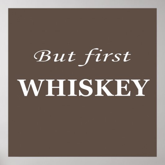 whiskey citaten poster (Voorkant)