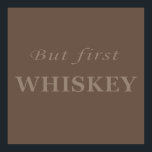 whiskey-citaten poster<br><div class="desc">Dit originele whiskey tekstontwerp met geweldige typografie lettertekens is een geweldige verjaardag, vakantie en kerstcadeauidee voor scotch- en whiskey-smaakliefhebbers! De beste whisky slogan illustratie voor je waanzin en passie! Je zult er geweldig uitzien in deze geweldige kunst, vooral als je een fan bent van whisky en whisky. Als je wilt...</div>