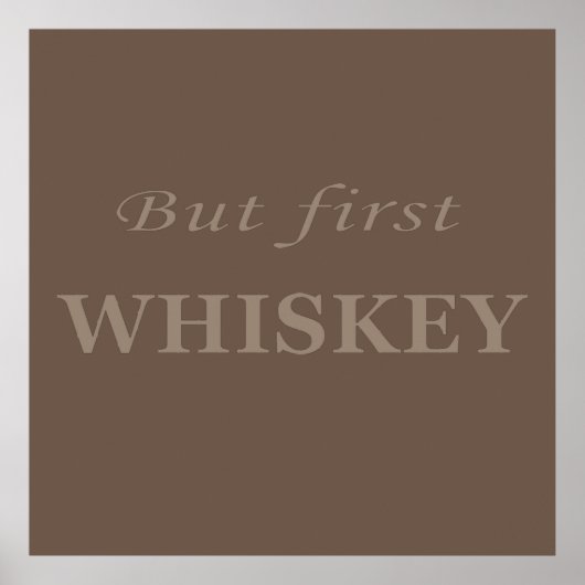 whiskey-citaten poster (Voorkant)