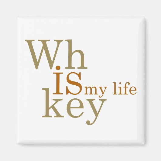 Whiskey citeert grappige alcohol gezegden geschenk magneet (Voorkant)