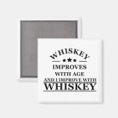 Whiskey citeert grappige alcohol gezegden geschenk magneet (Voorkant / Achterkant)