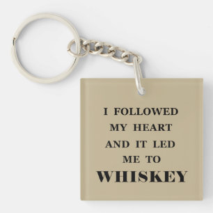 Whiskey citeert grappige alcohol gezegden geschenk sleutelhanger