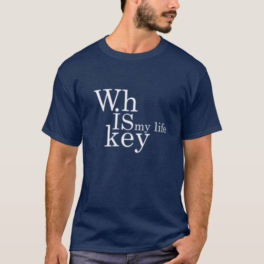 Whiskey citeert grappige alcohol gezegden geschenk t-shirt (Voorkant)