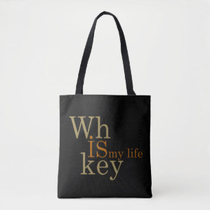 Whiskey citeert grappige alcohol gezegden geschenk tote bag