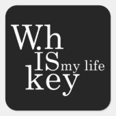 Whiskey citeert grappige alcohol gezegden geschenk vierkante sticker (Voorkant)