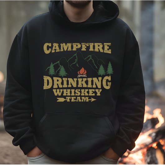 Whiskey citeert grappige camping camper gezegden hoodie